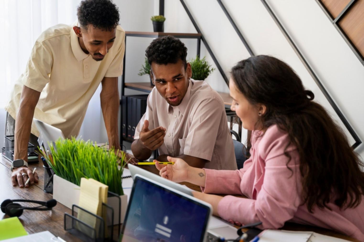 Financial planning materials and course resources spread on desk